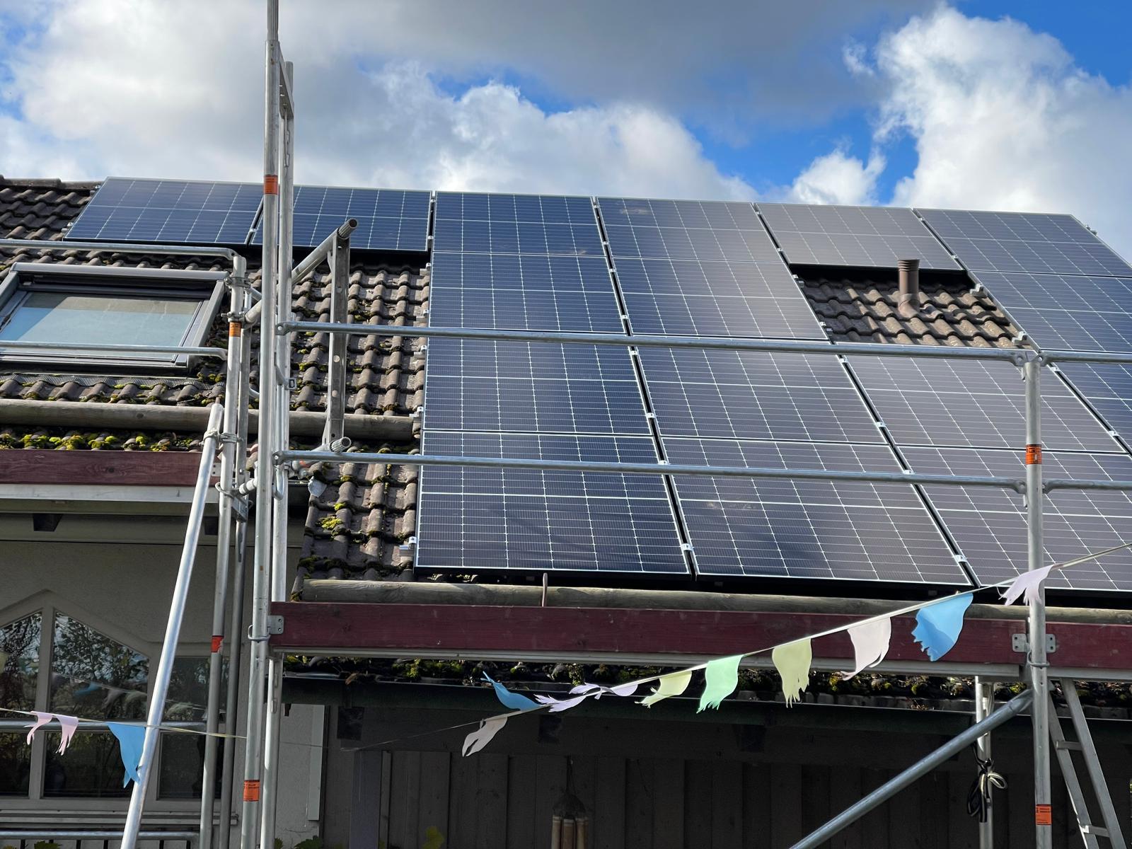 PV-Anlage auf Ziegeldach